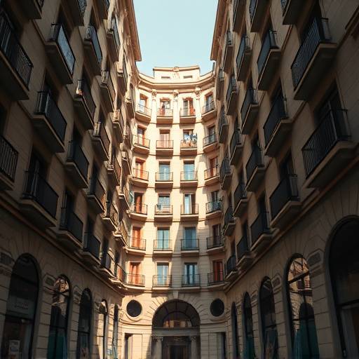 Captura de pantalla de un documental sobre la arquitectura modernista de Barcelona.